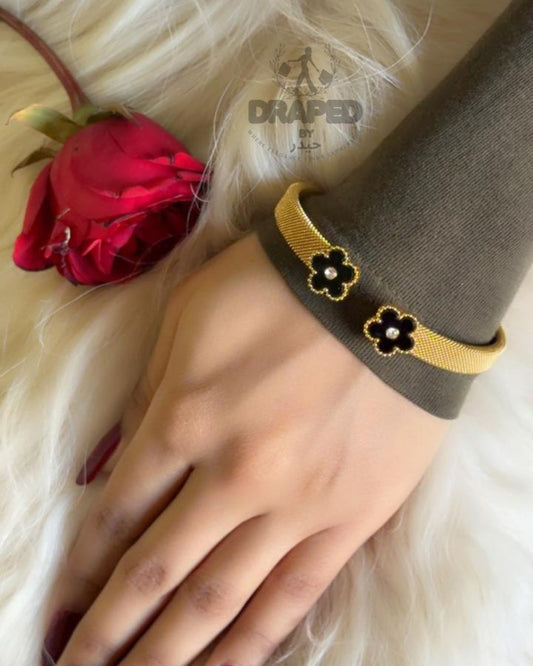 Midnight Clover Luxe Bracelet